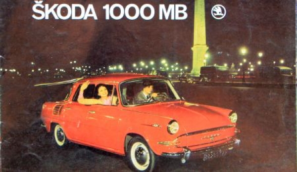 Skoda 1000 MB DeLuxe Modelprogram 1965 Carbrochure (2985)